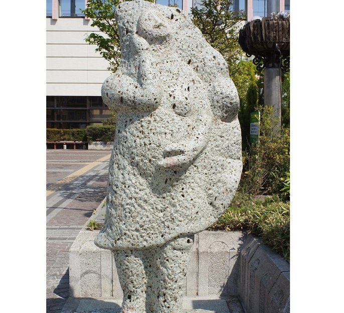 Utsunomiya Gyoza Statue Photo