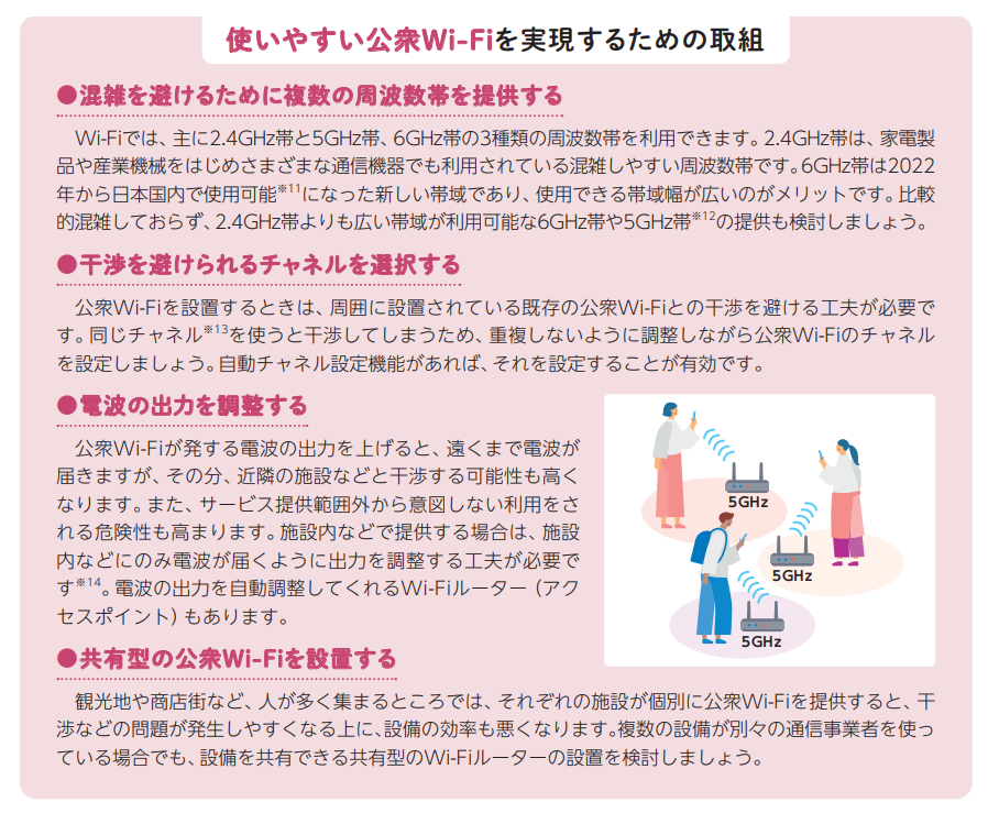 総務省｜無線LAN（Wi-Fi）の安全な利用（セキュリティ確保）について